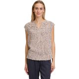 Cartoon Schlupfbluse Cartoon Casual-Bluse mit Muster