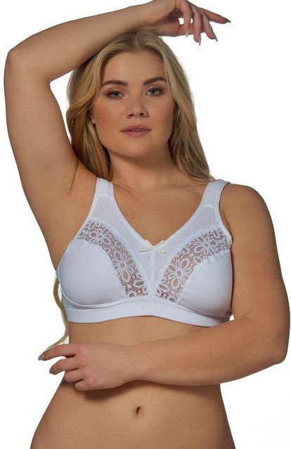 Elbrina Bügelloser BH (1-tlg) mit floralen Spitzendetails