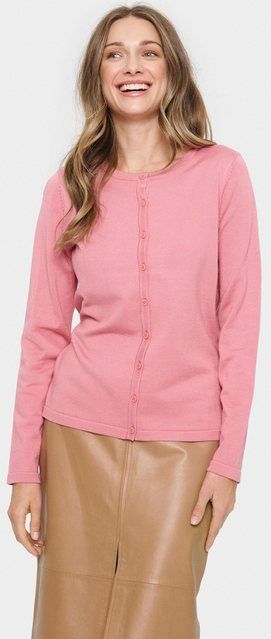 Saint Tropez Strickjacke A8661, MilaSZ R-Neck Cardigan