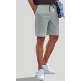 John Devin Sweatshorts weit geschnitten in Melange-Optik aus Baumwoll-Mix