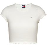 Tommy Jeans T-Shirt TJW SH SLIM BABYLOCK TEE EXT mit Babylock