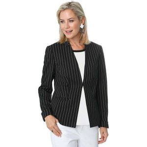 GOLDNER Blouson Moderner Cardigan im Nadelstreifen-Dessin Ohne