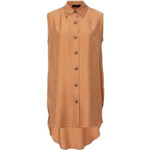Rivus Frackhemd Hemdbluse damen - Sommerliche Damen Bluse, Festliche Longbluse Tunika