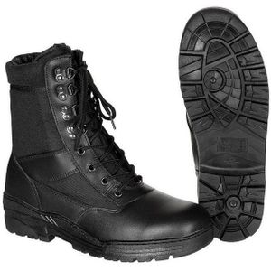 MFH Stiefel, "Security", schwarz, 8-Loch, Gummisohle 46 Outdoorschuh