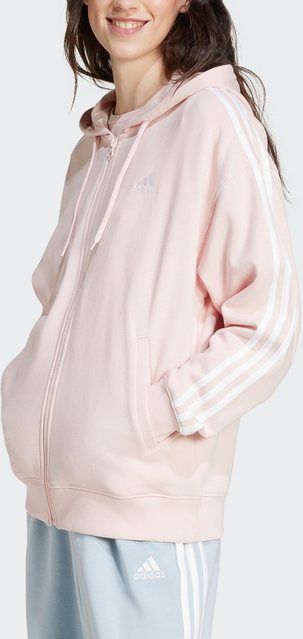 adidas Sportswear Kapuzensweatjacke ESSENTIALS 3STREIFEN FRENCH TERRY OVERSIZED KAPUZENJACKE (1-tlg)