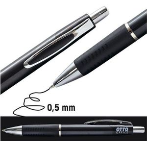 Otto Office Kugelschreiber KS4, mit Druckmechanik und Taschenclip