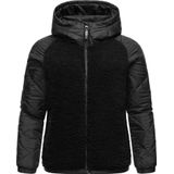 Ragwear Outdoorjacke Leeloo Damen Übergangsjacke aus Teddyfleece mit gesteppten Ärmeln