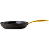 HENSSLERS Pfannen-Set HSN, Aluminium (Set, 3-tlg., je 1 Pfanne Ø 20/24/28 cm, H: 6 cm), BLACK CERAMIC Antihaftbeschichtung, goldener Edelstahlgriff, Induktion