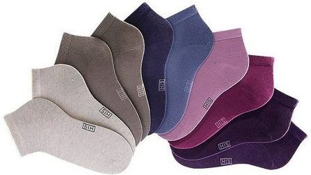 H.I.S Kurzsocken (Packung, 10-Paar) mit verstärkter Ferse und Spitze