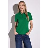 STREET ONE Poloshirt aus Baumwolle mit Stretchante