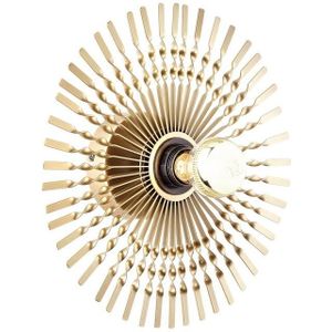 Brilliant Wandleuchte Mendoza, ohne Leuchtmittel, Wandleuchte 33cm gold