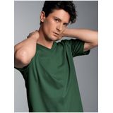 Trigema T-Shirt TRIGEMA V-Shirt DELUXE Baumwolle (1-tlg)