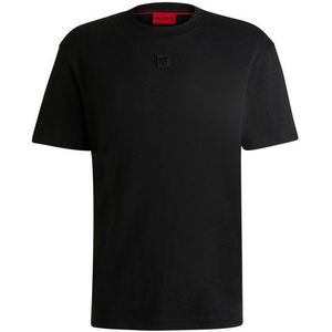 HUGO Kurzarmshirt T-Shirt mit Stack Logo - Regular Fit