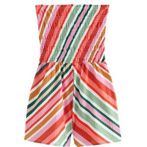 Next Playsuit Trägerloser geraffter Overall aus 100 % Baumwolle (1-tlg)