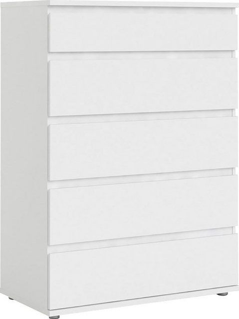 INOSIGN Kommode Nova, Folienbeschichtung, in verschiedenen Farbvarianten, 5 Schubladen