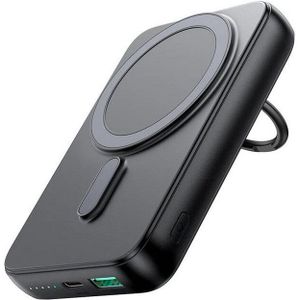 JOYROOM JR-W050 MagSafe kompatibel Powerbank JR-W050 10000 mAh (5 V), Wireless Quick Charge Power Bank USB A und Type C Akku Pack Batterie