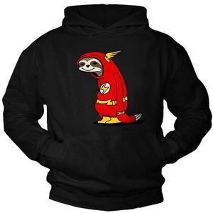 MAKAYA Kapuzenpullover Lustig Flash Faultier Pulli Jungen Herren Sweatshirt Coole Hoodies