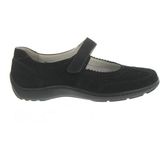 Waldläufer Waldläufer Henni Ballerina Klettver., Denver, schwarz, Pro-Aktiv Fussb Klettschuh