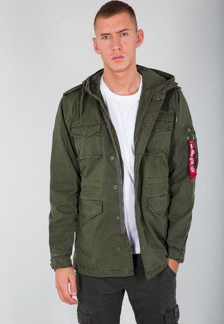 Alpha Industries Fieldjacket Alpha Industries Men - Field Jackets Huntington Hood