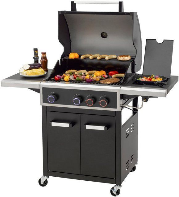Tepro Gasgrill Seattle 3 PLUS, BxTxH: 128x63x114 cm