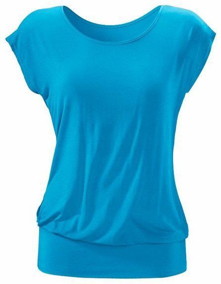 LASCANA Longshirt mit breitem Bund aus weichem Viskose-Stretch