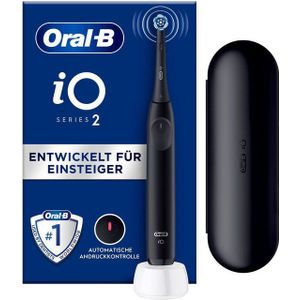 Oral-B Elektrische Zahnbürste iO Series 2, Aufsteckbürsten: 1 St., für die ultimative Reinigung, Reise-Etui