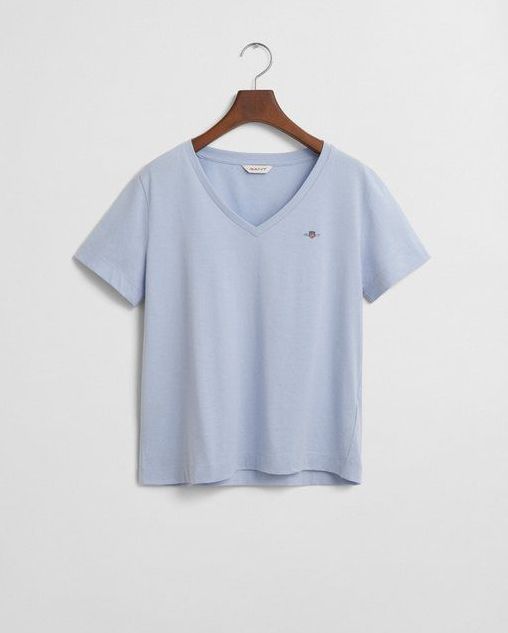 Gant Kurzarmhemd T-Shirt Shield V-Neck - Regular Fit