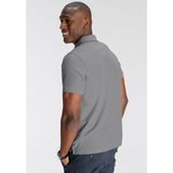 DELMAO Poloshirt Kurzarm, mit Rippbündchen, Polokragen