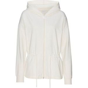 LASCANA Sweatjacke mit Tunnelzug in der Taille, Loungewear, Loungeanzug