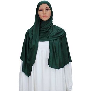 Aymasal Kopftuch XXL Jersey luxuriance Hijab mit integriertem Bone Scarf Kopftuch