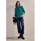 CECIL Langarmshirt mit Struktur-Muster