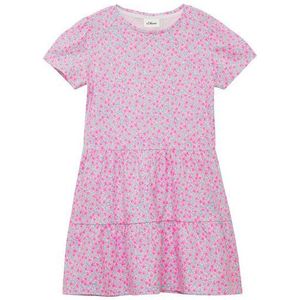 s.Oliver Junior A-Linien-Kleid mit All-Over Print