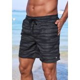 KangaROOS Badeshorts mit Melange-Effekt