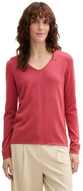 TOM TAILOR V-Ausschnitt-Pullover