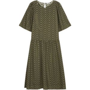 seidensticker Midikleid Kleid mit Lochmuster