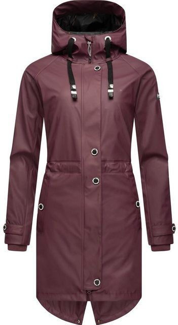 Navahoo Regenjacke Rainy Flower modischer Damen Regenmantel mit Kapuze