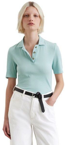 Marc O'Polo DENIM Poloshirt aus softem Ripp-Jersey