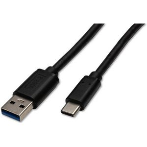 CAPTIVA Kabel USB Kabel A-Stecker C-Stecker schwarz 3m USB-A auf USB-C USB-Kabel