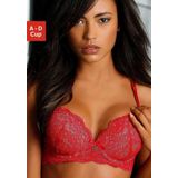 JETTE Push-up-BH mit raffinierten Trägern in Bänder-Optik, sexy Dessous