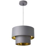 lux.pro Hängeleuchte, ohne Leuchtmittel, »Lopar« Deckenleuchte Pendelleuchte 30cm grau/gold