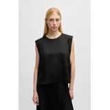 BOSS ORANGE Klassische Bluse C_Ieaska Satin Qualität