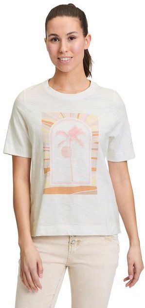 Cartoon Kurzarmshirt Cartoon Printshirt mit Rundhalsausschnitt (1-tlg) Placement