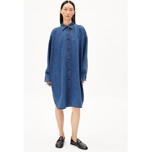 Armedangels Midikleid SAALY Damen Jeanskleid aus Bio-Baumwolle (1-tlg) Jeanskleid aus Bio-Baumwolle