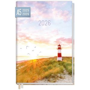 Häfft Terminkalender Chäff-Timer Classic 2025/2026 / A5 / 18 Monate