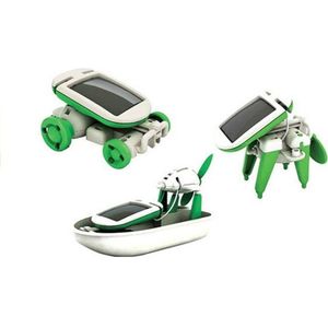 Educatief speelgoedpakket voor kinderen op zonne-energie 6in1 Robot