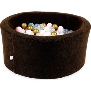 Ballenbak 90x40 Teddy pure chocolade