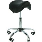 Ergonomische zadelkruk (zwart) size: