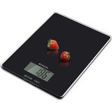 Keukenweegschaal Glas 5kg Zwart