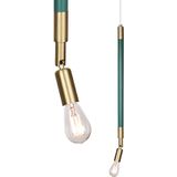 Hanglamp Mr Hyde Groen/Geborsteld Messing