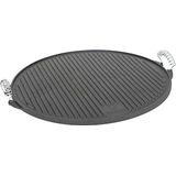 Grillplaat Keerbaar met Ribbels 47 cm Gietijzer